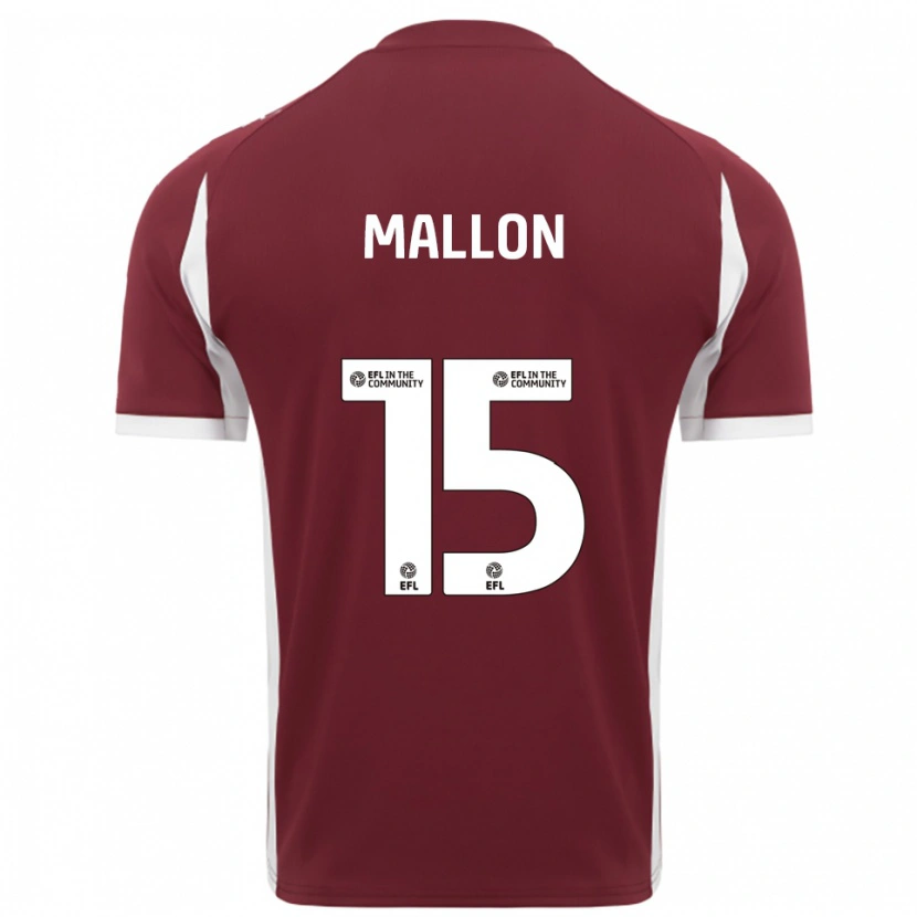 Danxen Dames Paris Mallon #15 Bordeauxrood Wit Thuisshirt Thuistenue 2025/26 T-Shirt België