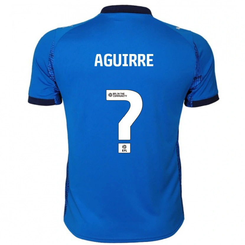 Danxen Dames Marthina Aguirre #0 Blauw Wit Thuisshirt Thuistenue 2025/26 T-Shirt België
