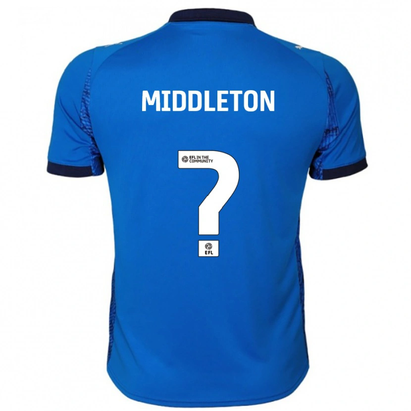 Danxen Dames Katie Middleton #0 Blauw Wit Thuisshirt Thuistenue 2025/26 T-Shirt België
