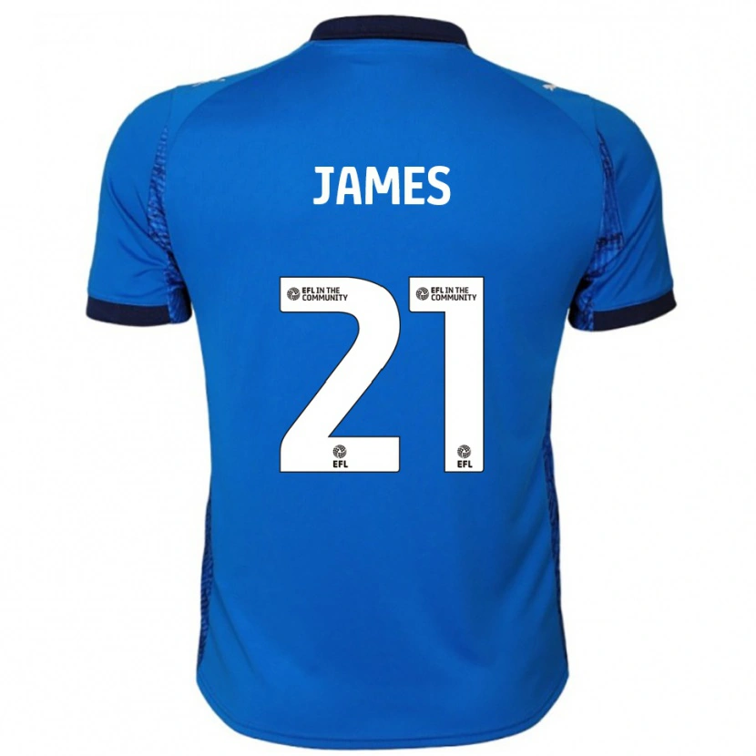 Danxen Dames Hayley James #21 Blauw Wit Thuisshirt Thuistenue 2025/26 T-Shirt België
