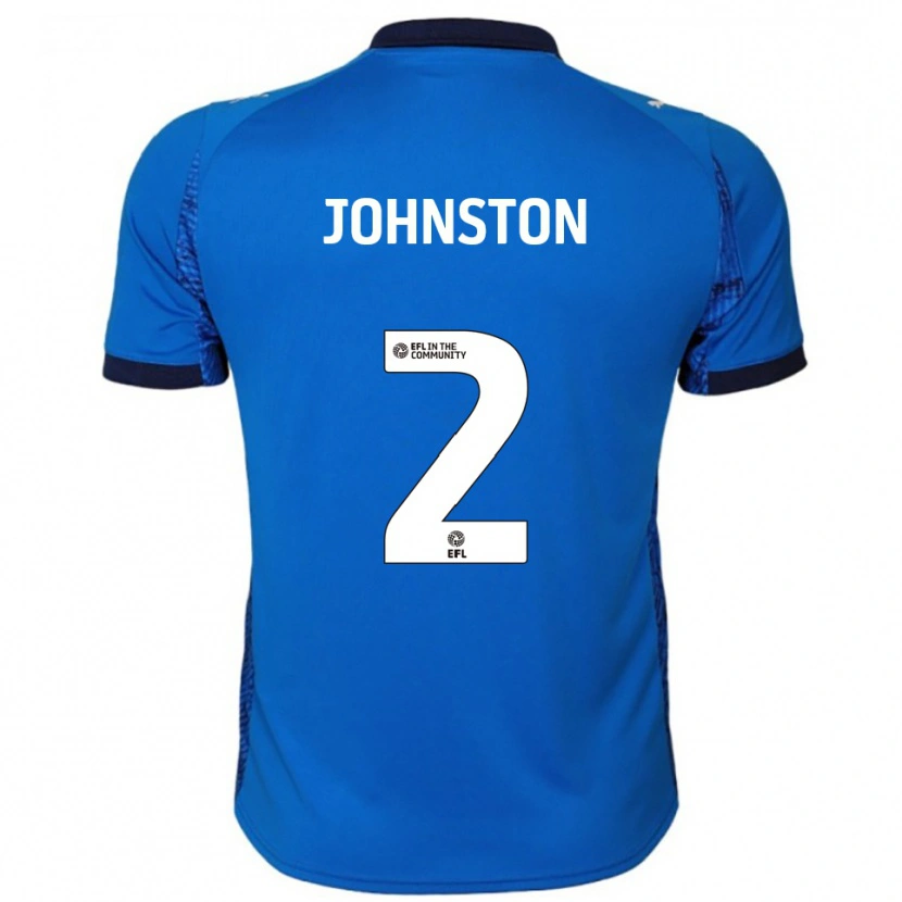 Danxen Dames Carl Johnston #2 Blauw Wit Thuisshirt Thuistenue 2025/26 T-Shirt België