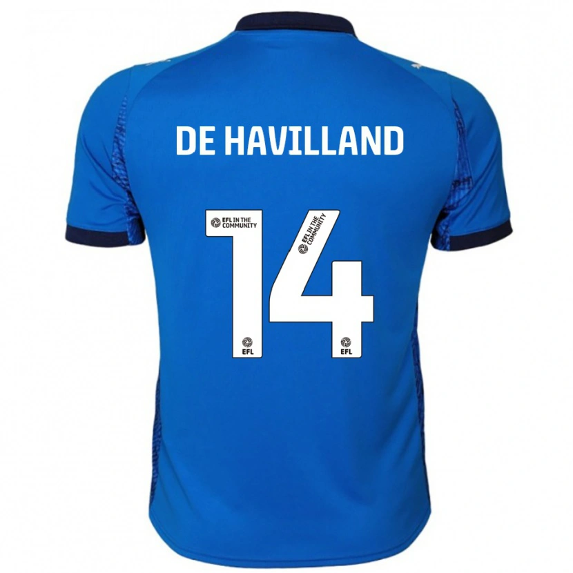 Danxen Dames Ryan De Havilland #14 Blauw Wit Thuisshirt Thuistenue 2025/26 T-Shirt België