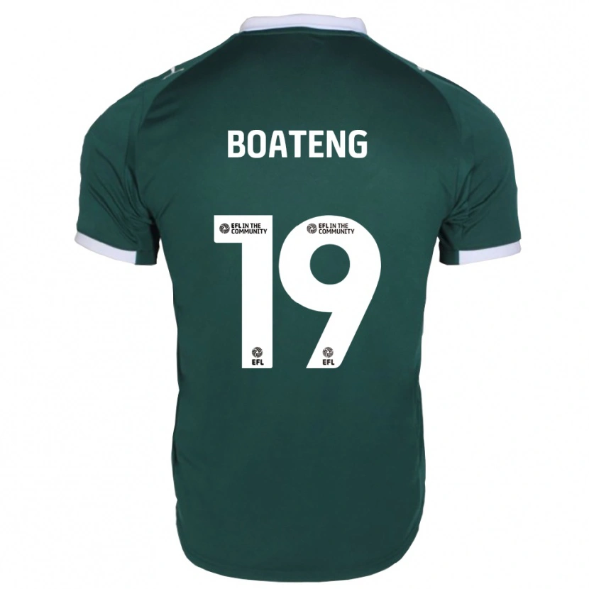 Danxen Dames Malachi Boateng #19 Groen Wit Thuisshirt Thuistenue 2025/26 T-Shirt België