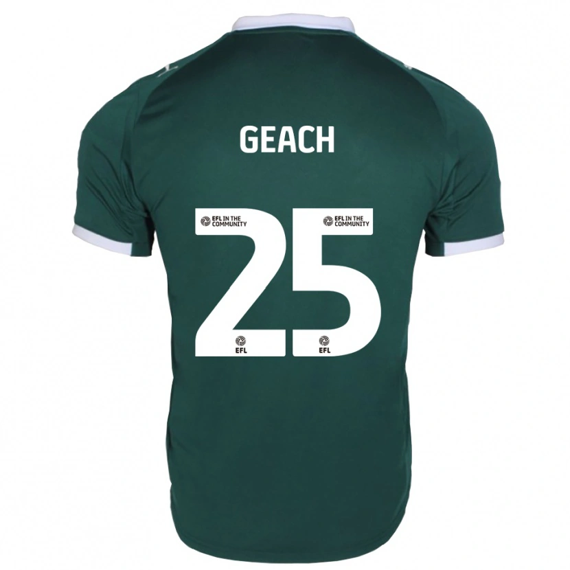 Danxen Dames Jessica Geach #25 Groen Wit Thuisshirt Thuistenue 2025/26 T-Shirt België