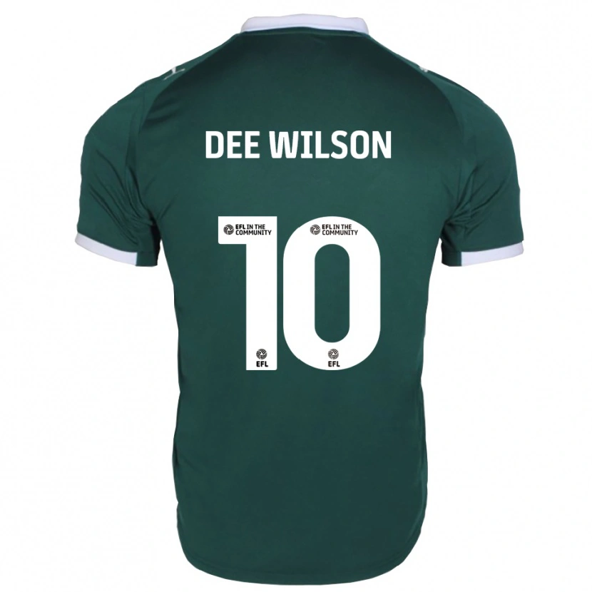 Danxen Dames Georgia Dee Wilson #10 Groen Wit Thuisshirt Thuistenue 2025/26 T-Shirt België
