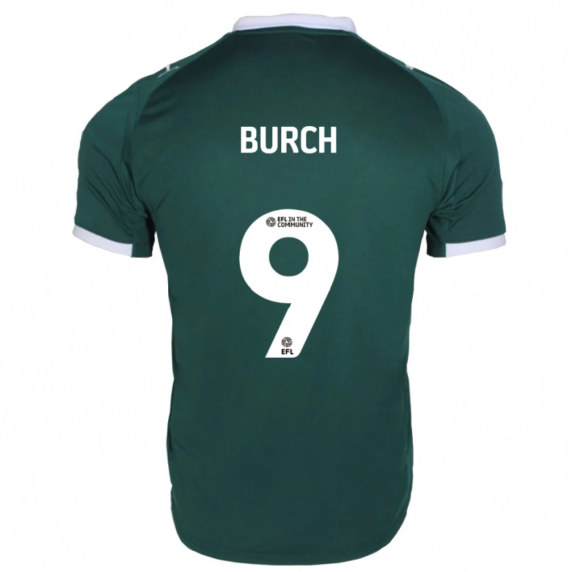 Danxen Dames Kian Burch #9 Groen Wit Thuisshirt Thuistenue 2025/26 T-Shirt België