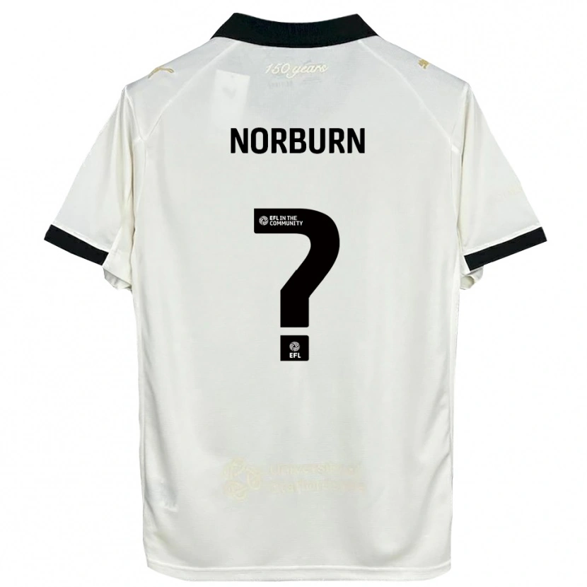 Danxen Dames Dylan Norburn #0 Gebroken Wit Zwart Thuisshirt Thuistenue 2025/26 T-Shirt België