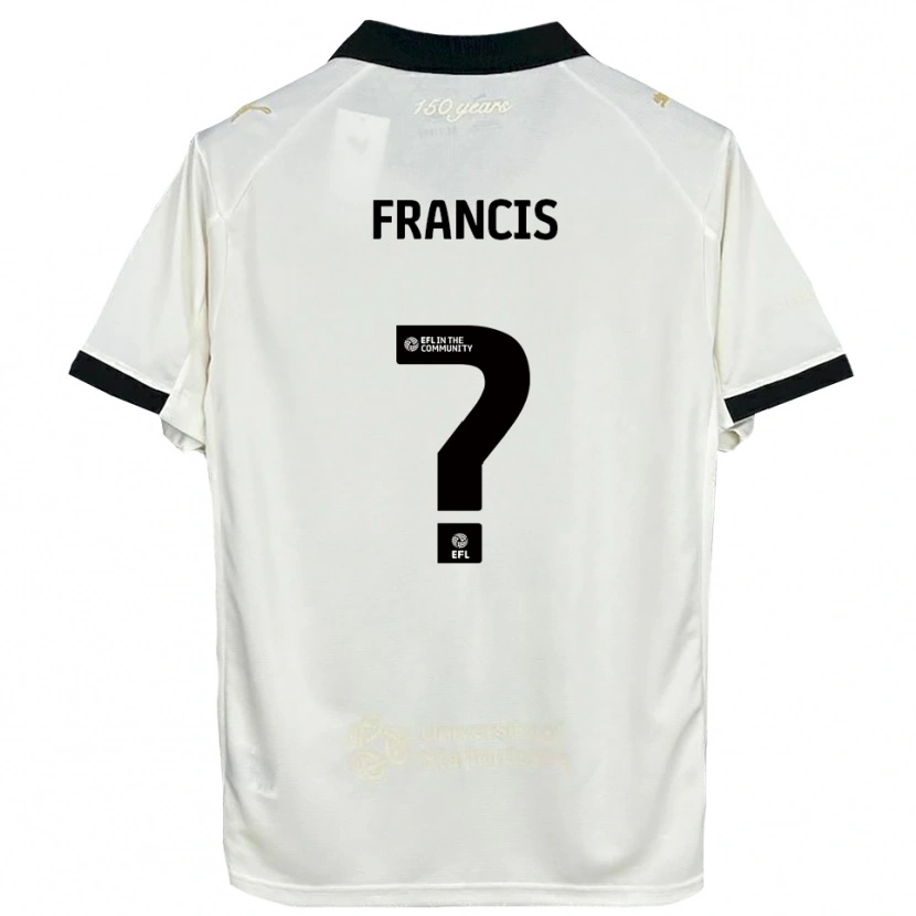 Danxen Dames Louis Francis #0 Gebroken Wit Zwart Thuisshirt Thuistenue 2025/26 T-Shirt België