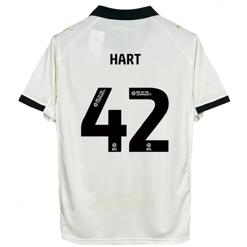 Danxen Dames Sam Hart #42 Gebroken Wit Zwart Thuisshirt Thuistenue 2025/26 T-Shirt België