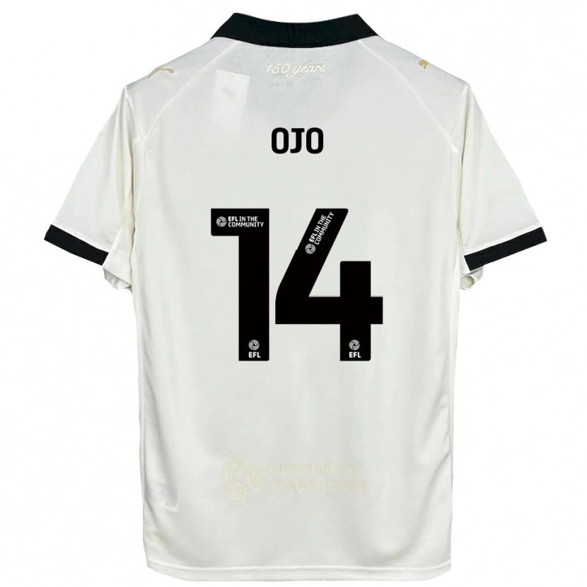 Danxen Dames Funso Ojo #14 Gebroken Wit Zwart Thuisshirt Thuistenue 2025/26 T-Shirt België