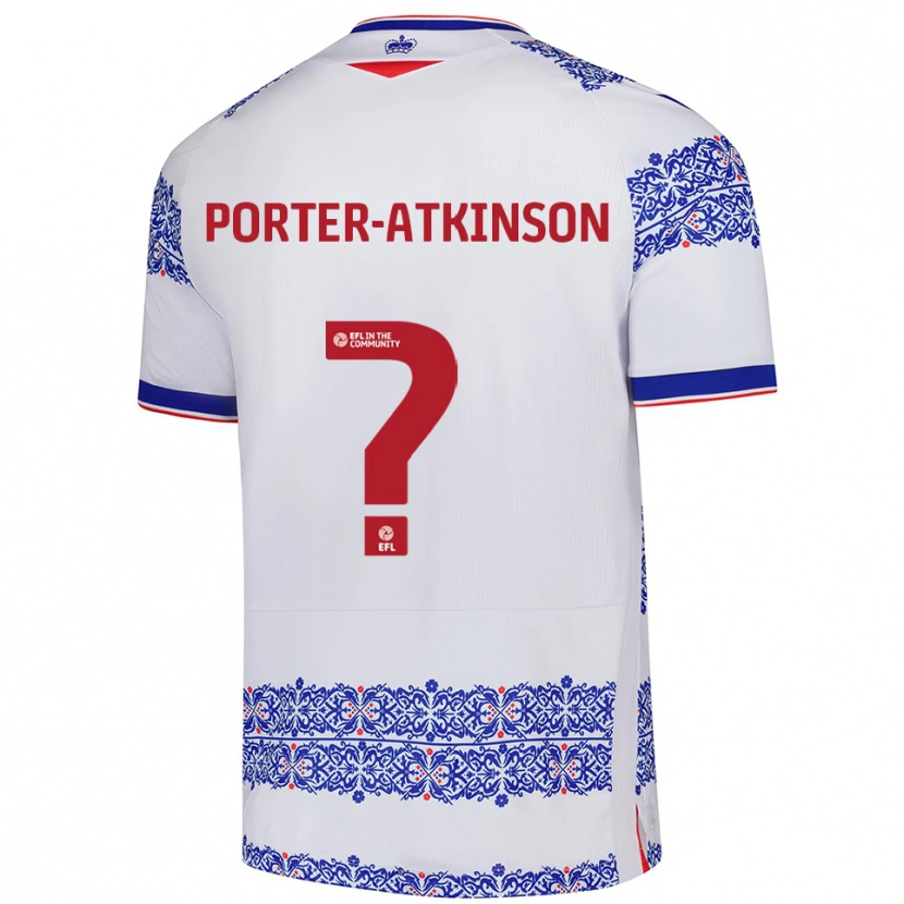 Danxen Dames Jayden Porter-Atkinson #0 Wit Blauw Thuisshirt Thuistenue 2025/26 T-Shirt België