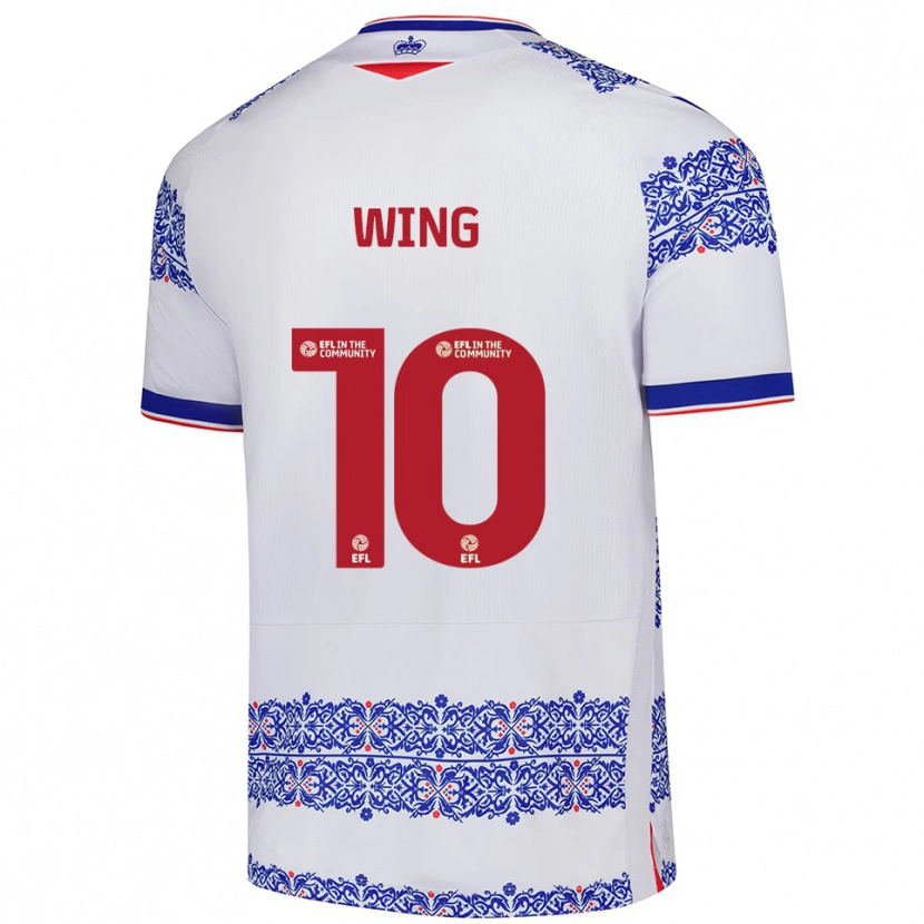 Danxen Dames Lewis Wing #10 Wit Blauw Thuisshirt Thuistenue 2025/26 T-Shirt België