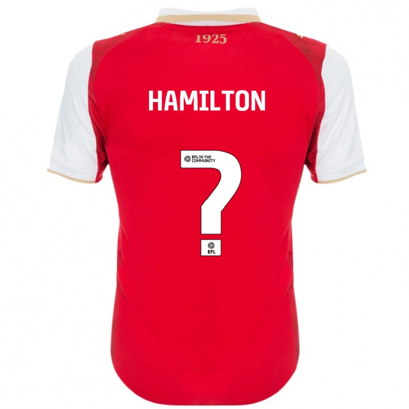 Danxen Dames Bailey Hamilton #0 Rood Wit Thuisshirt Thuistenue 2025/26 T-Shirt België