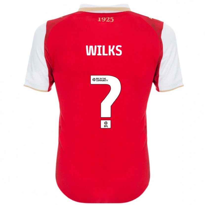 Danxen Dames Mallik Wilks #0 Rood Wit Thuisshirt Thuistenue 2025/26 T-Shirt België