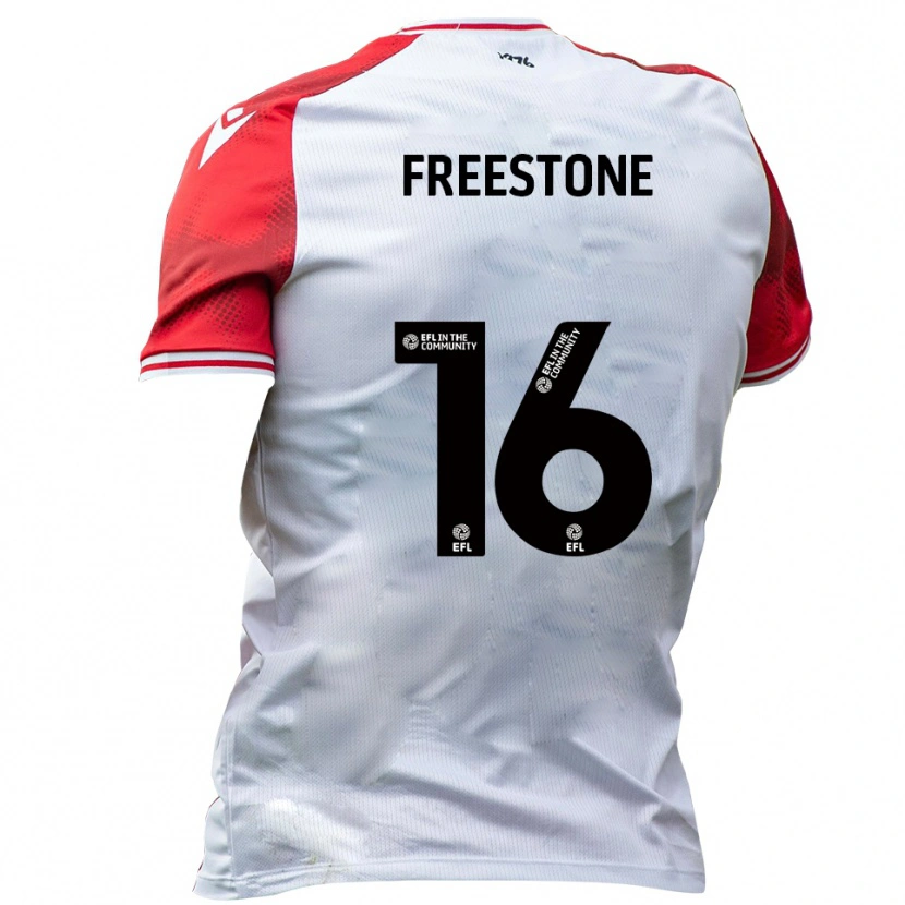 Danxen Dames Lewis Freestone #16 Wit Rood Thuisshirt Thuistenue 2025/26 T-Shirt België