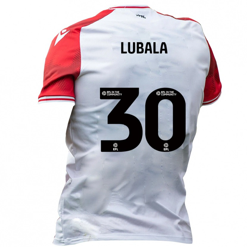 Danxen Dames Bez Lubala #30 Wit Rood Thuisshirt Thuistenue 2025/26 T-Shirt België
