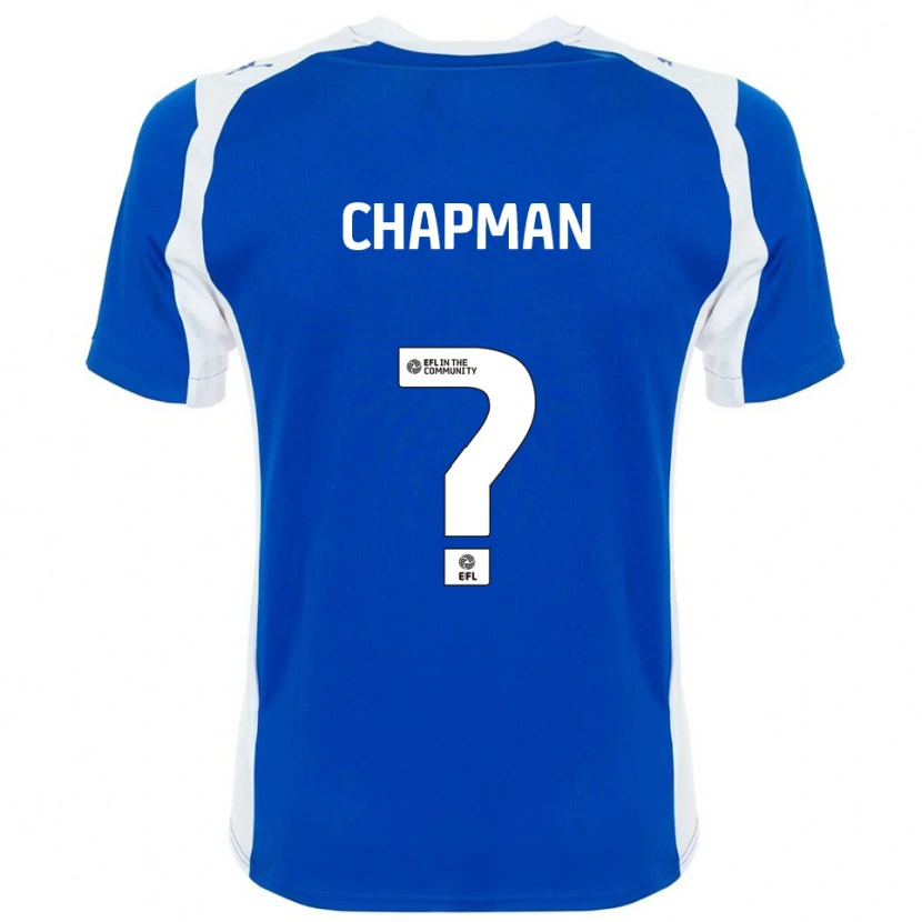 Danxen Dames Llyton Chapman #0 Blauw Wit Thuisshirt Thuistenue 2025/26 T-Shirt België