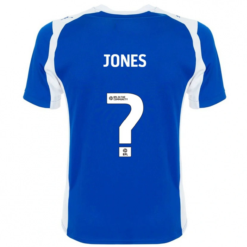 Danxen Dames Callum Jones #0 Blauw Wit Thuisshirt Thuistenue 2025/26 T-Shirt België