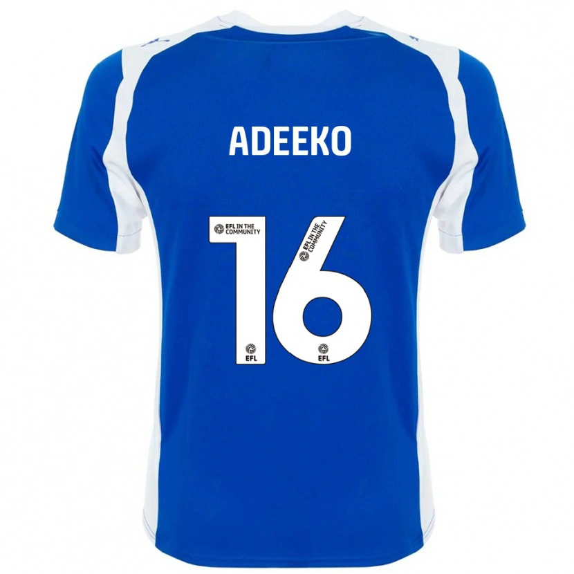 Danxen Dames Baba Adeeko #16 Blauw Wit Thuisshirt Thuistenue 2025/26 T-Shirt België