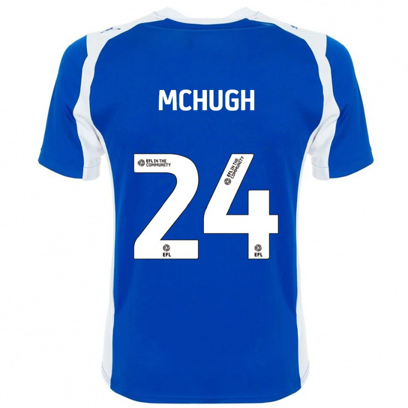 Danxen Dames Harry Mchugh #24 Blauw Wit Thuisshirt Thuistenue 2025/26 T-Shirt België