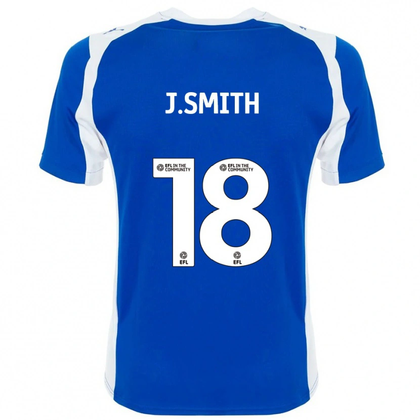 Danxen Dames Jonny Smith #18 Blauw Wit Thuisshirt Thuistenue 2025/26 T-Shirt België