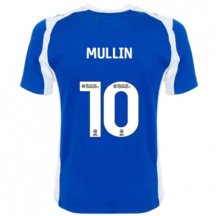 Danxen Dames Paul Mullin #10 Blauw Wit Thuisshirt Thuistenue 2025/26 T-Shirt België