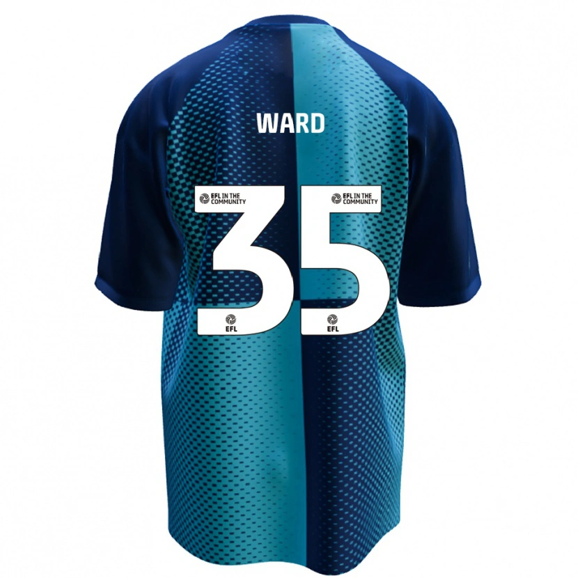 Danxen Dames Christie Ward #35 Blauw Hemelsblauw Thuisshirt Thuistenue 2025/26 T-Shirt België