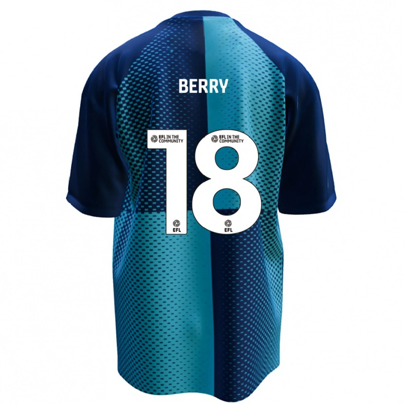 Danxen Dames James Berry #18 Blauw Hemelsblauw Thuisshirt Thuistenue 2025/26 T-Shirt België