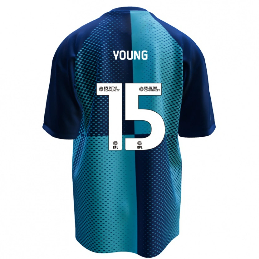 Danxen Dames Jack Young #15 Blauw Hemelsblauw Thuisshirt Thuistenue 2025/26 T-Shirt België
