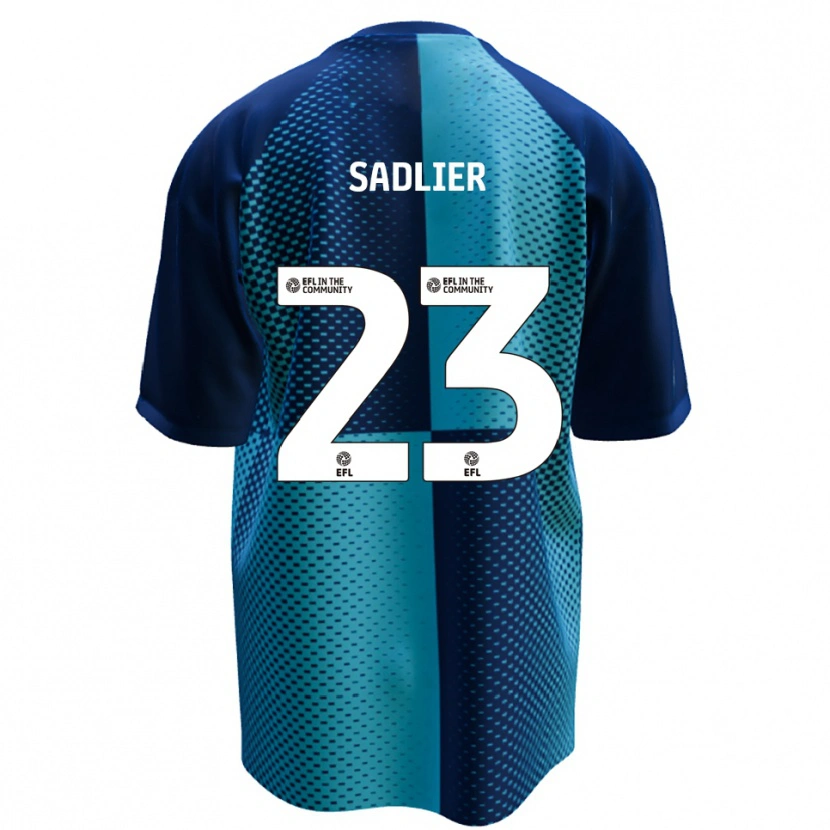 Danxen Dames Kieran Sadlier #23 Blauw Hemelsblauw Thuisshirt Thuistenue 2025/26 T-Shirt België