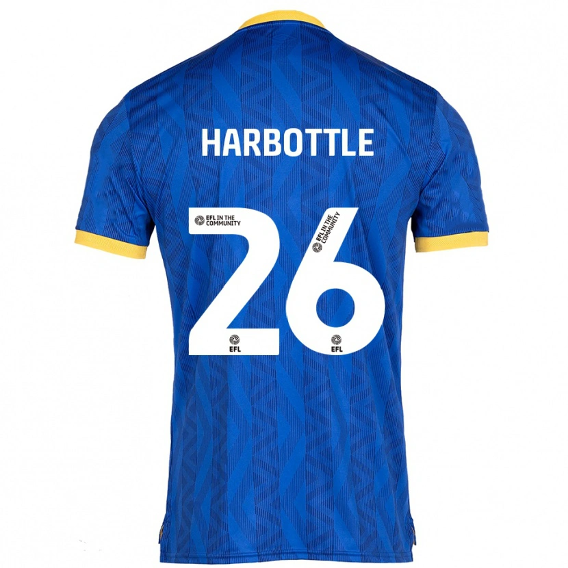 Danxen Dames Riley Harbottle #26 Marine Geel Thuisshirt Thuistenue 2025/26 T-Shirt België