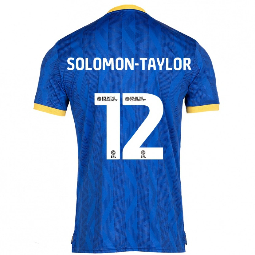 Danxen Dames Kau'inohea Solomon-Taylor #12 Marine Geel Thuisshirt Thuistenue 2025/26 T-Shirt België