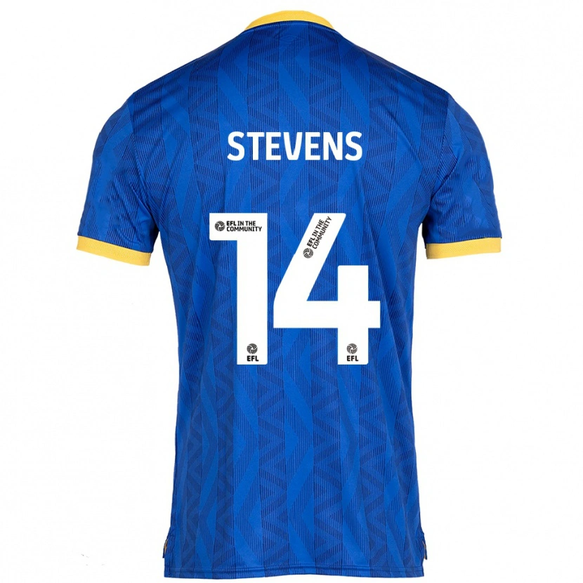 Danxen Dames Matty Stevens #14 Marine Geel Thuisshirt Thuistenue 2025/26 T-Shirt België
