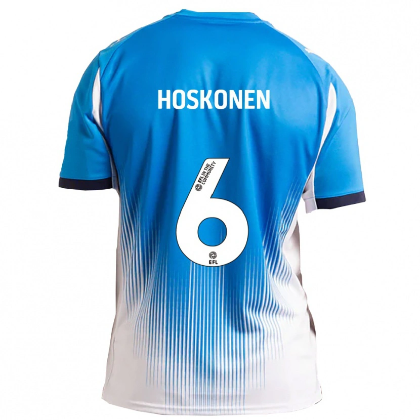 Danxen Dames Arttu Hoskonen #6 Blauw Wit Thuisshirt Thuistenue 2025/26 T-Shirt België