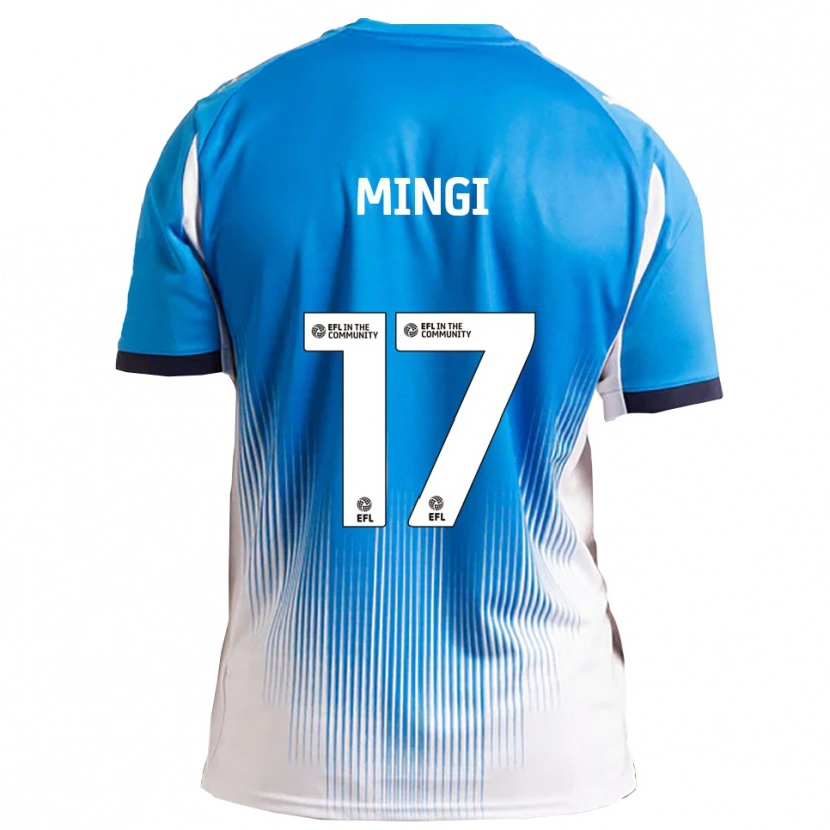 Danxen Dames Jay Mingi #17 Blauw Wit Thuisshirt Thuistenue 2025/26 T-Shirt België