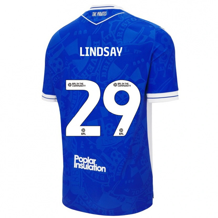 Danxen Dames Jamie Lindsay #29 Blauw Wit Thuisshirt Thuistenue 2025/26 T-Shirt België