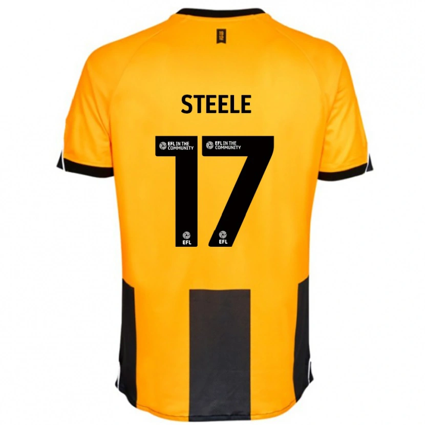 Danxen Dames Fran Steele #17 Oranje Zwart Thuisshirt Thuistenue 2025/26 T-Shirt België