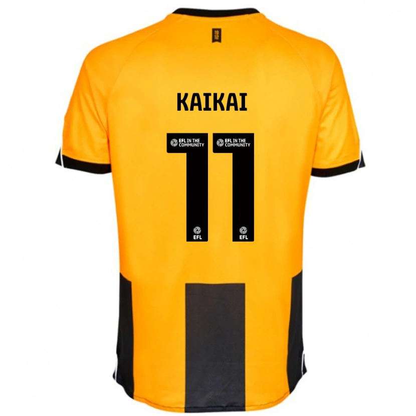 Danxen Dames Sullay Kaikai #11 Oranje Zwart Thuisshirt Thuistenue 2025/26 T-Shirt België