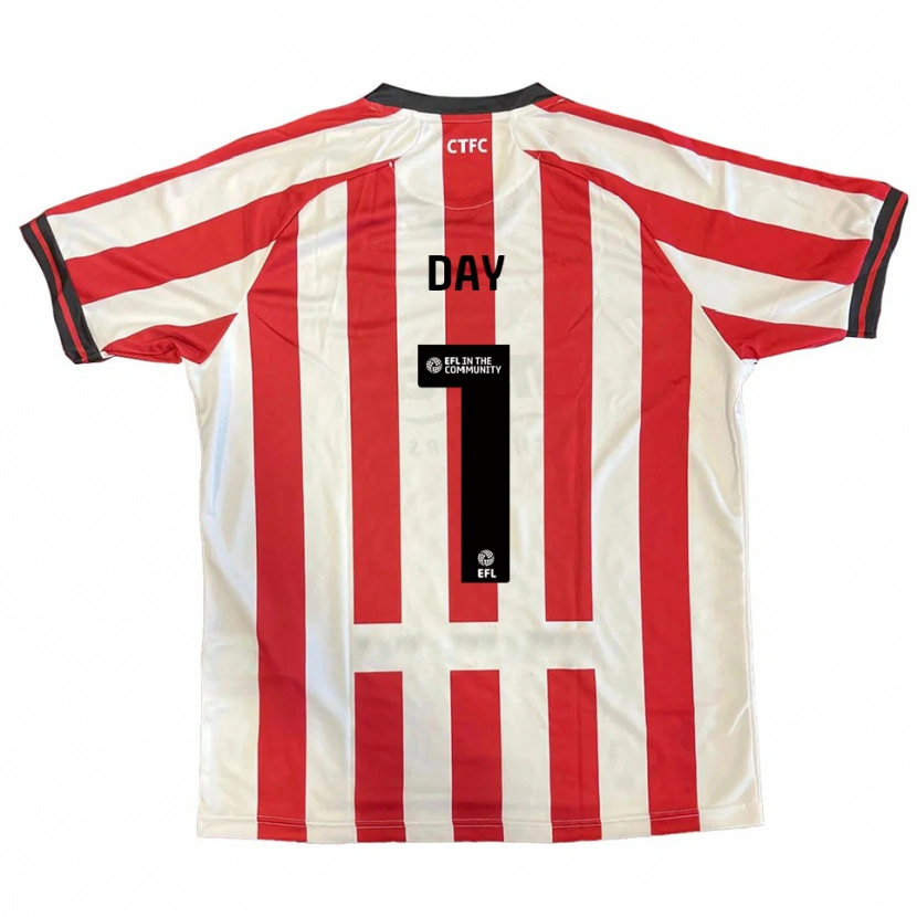 Danxen Dames Joe Day #1 Rood Wit Zwart Thuisshirt Thuistenue 2025/26 T-Shirt België