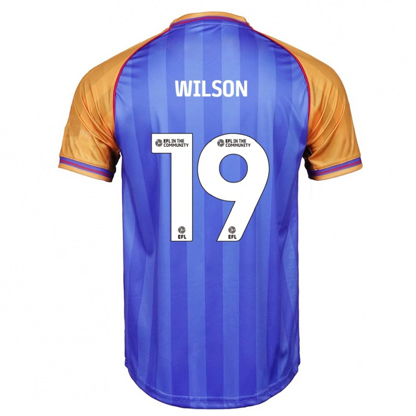 Danxen Dames Pip Wilson #19 Blauw Oranje Thuisshirt Thuistenue 2025/26 T-Shirt België