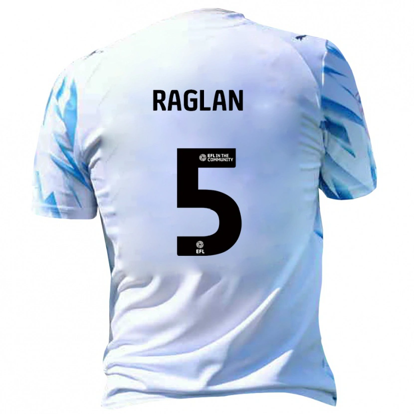 Danxen Dames Charlie Raglan #5 Wit Hemelsblauw Thuisshirt Thuistenue 2025/26 T-Shirt België