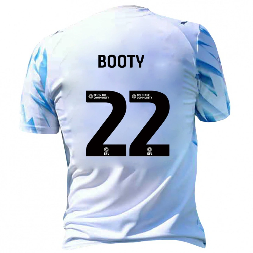 Danxen Dames Regan Booty #22 Wit Hemelsblauw Thuisshirt Thuistenue 2025/26 T-Shirt België