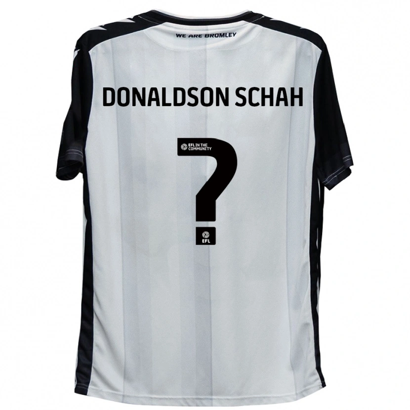 Danxen Dames Anwen Donaldson Schah #0 Wit Zwart Thuisshirt Thuistenue 2025/26 T-Shirt België
