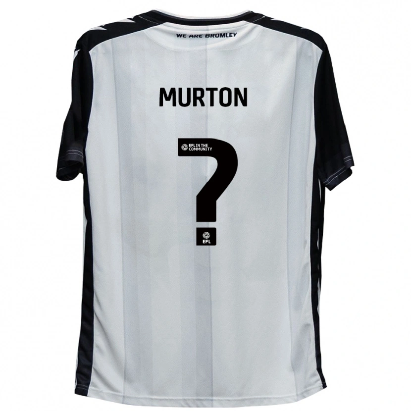 Danxen Dames Phoebe Murton #0 Wit Zwart Thuisshirt Thuistenue 2025/26 T-Shirt België
