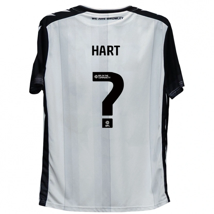 Danxen Dames Bryony Hart #0 Wit Zwart Thuisshirt Thuistenue 2025/26 T-Shirt België