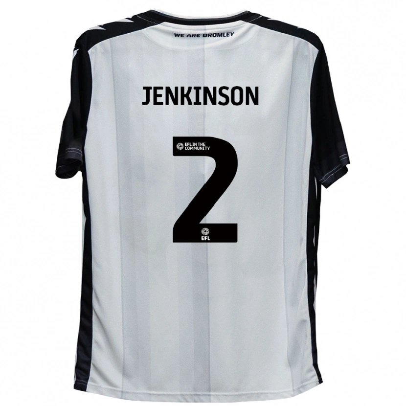 Danxen Dames Carl Jenkinson #2 Wit Zwart Thuisshirt Thuistenue 2025/26 T-Shirt België