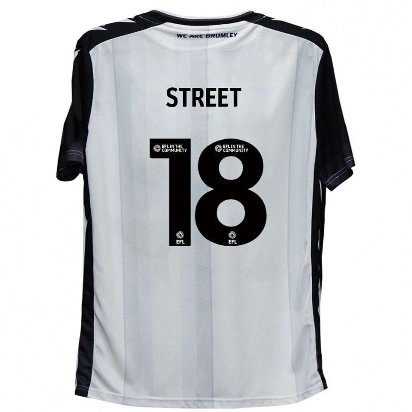 Danxen Dames Will Street #18 Wit Zwart Thuisshirt Thuistenue 2025/26 T-Shirt België