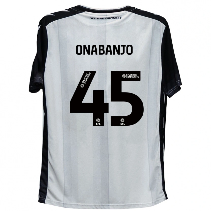 Danxen Dames Remi Onabanjo #45 Wit Zwart Thuisshirt Thuistenue 2025/26 T-Shirt België