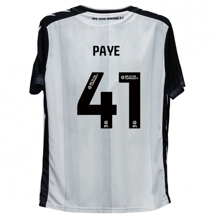 Danxen Dames Charlie Paye #41 Wit Zwart Thuisshirt Thuistenue 2025/26 T-Shirt België