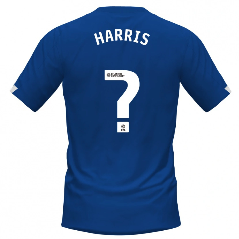 Danxen Dames Darragh Harris #0 Blauw Wit Thuisshirt Thuistenue 2025/26 T-Shirt België